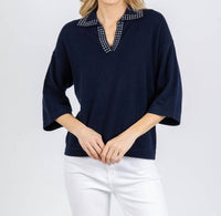 Autumn Cashmere - Boxy Cashmere Jewel Trim Sweater