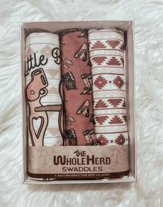 The Whole Herd - Infant Girls Swaddle