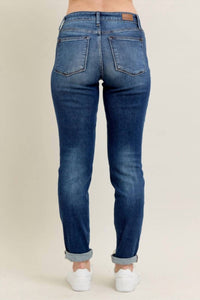 Judy Blue - Core Cuffed Slim Fit Jeans