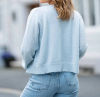 Part Two Ninell Cardigan in visa blue - women's cardigan - view 4