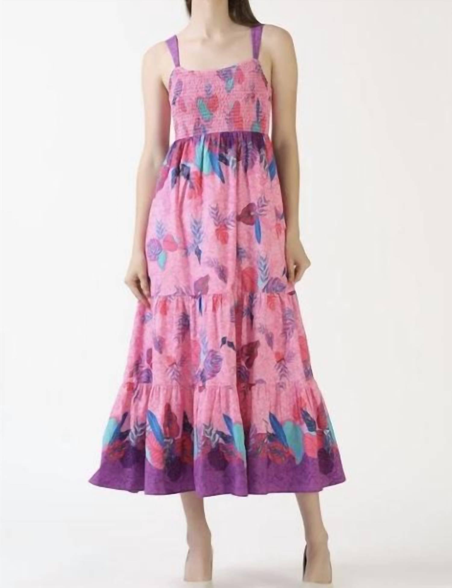 Celina Moon - Stappy smocked midi dress