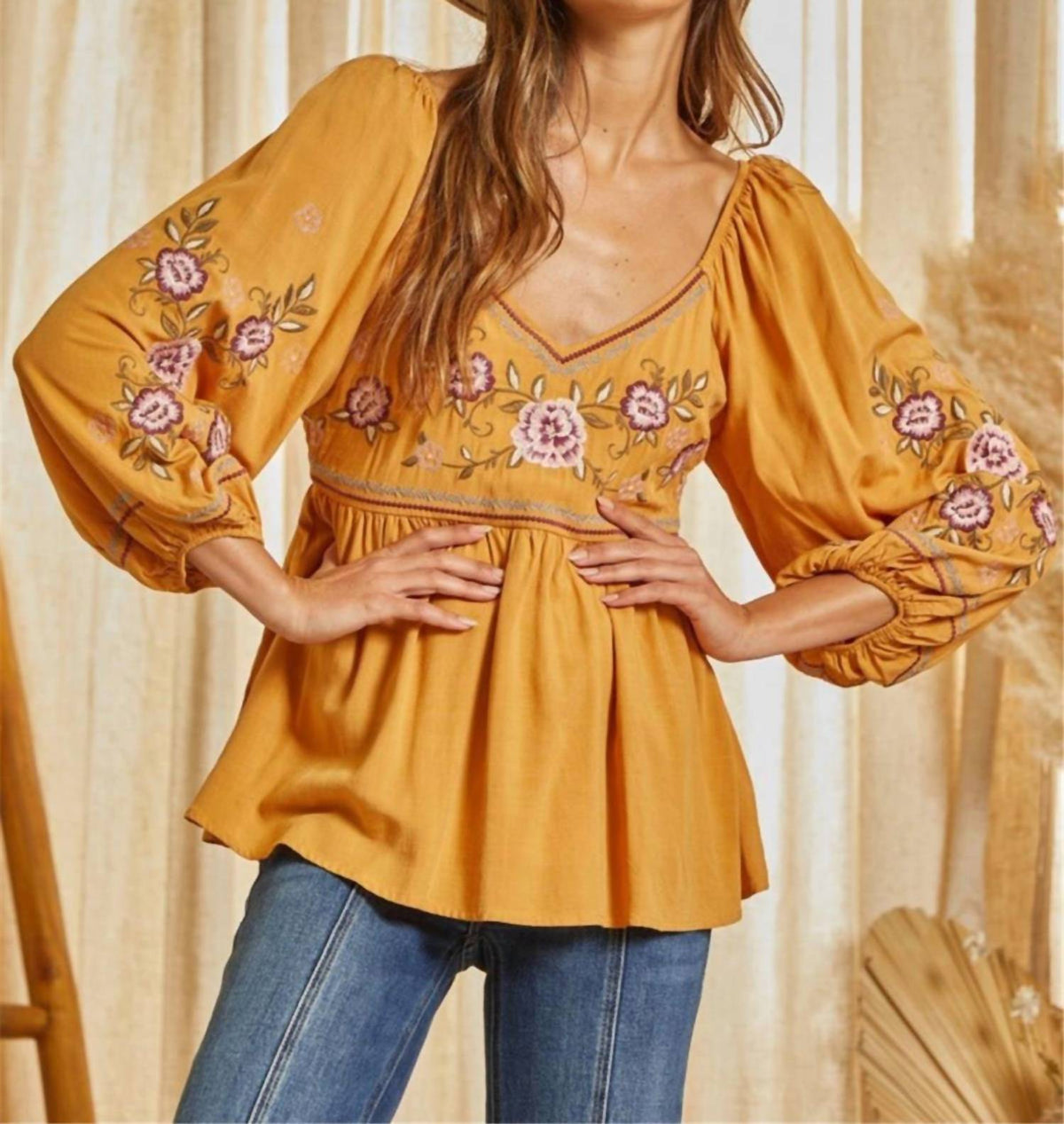 Andree By Unit - Floral Top
