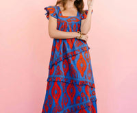 Sunshine Tienda - Zicatela Ikat Olla Dress
