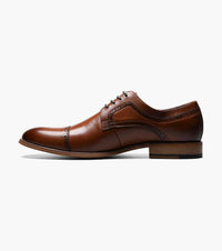 STACY ADAMS Men's Dickinson Cap Toe Oxfords in congnac - men's shoe - view 4