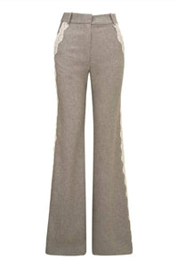 Loveshackfancy - Oriaith Lace Trimmed Trousers
