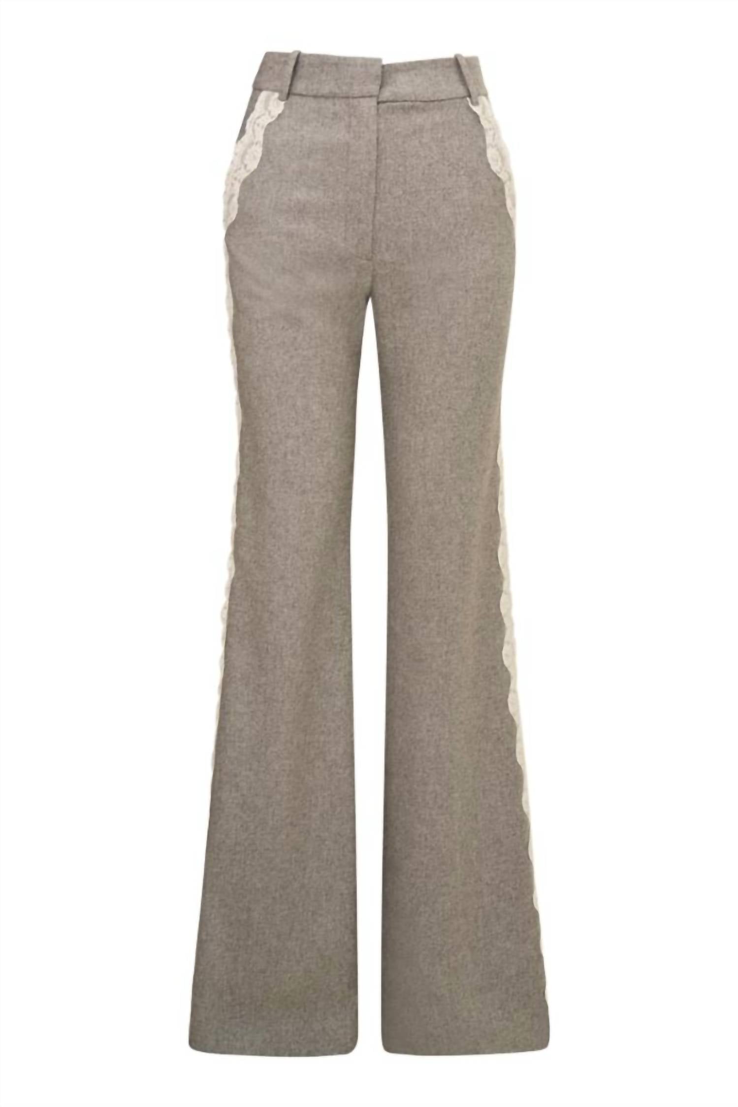 Loveshackfancy - Oriaith Lace Trimmed Trousers