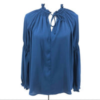 Current Air - Cropped Twist Bow Tie Top