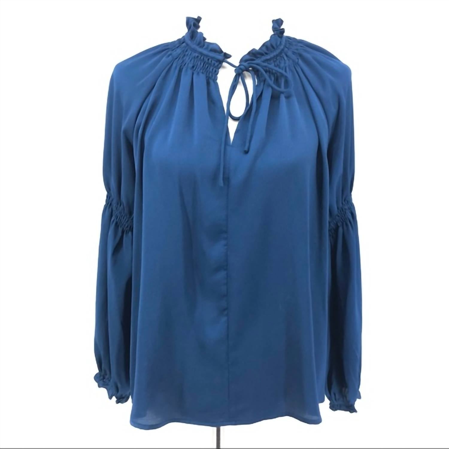 Current Air - Cropped Twist Bow Tie Top