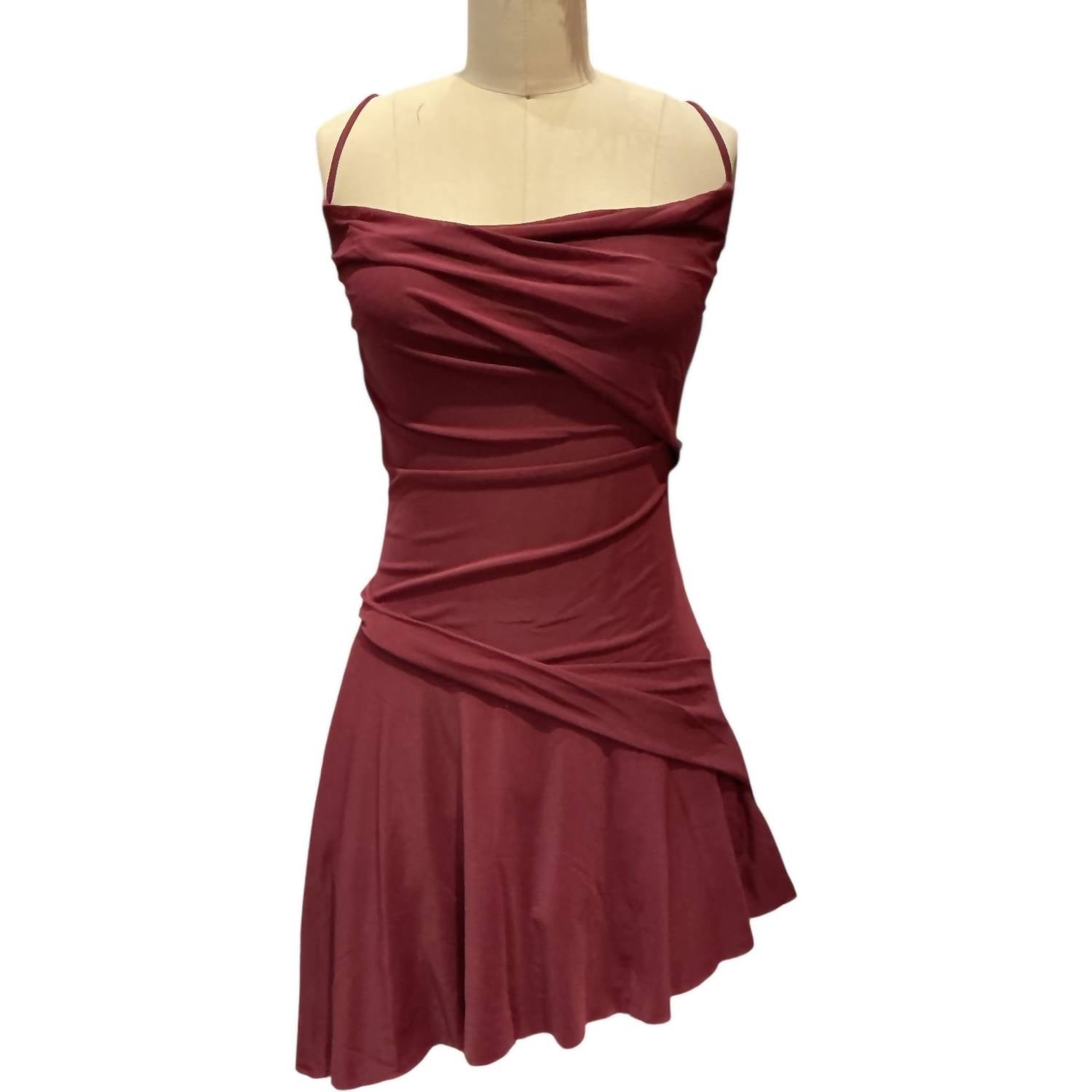 Cotton Candy La - Women's Leslie Mesh Y2k Handkerchief Hem Dress