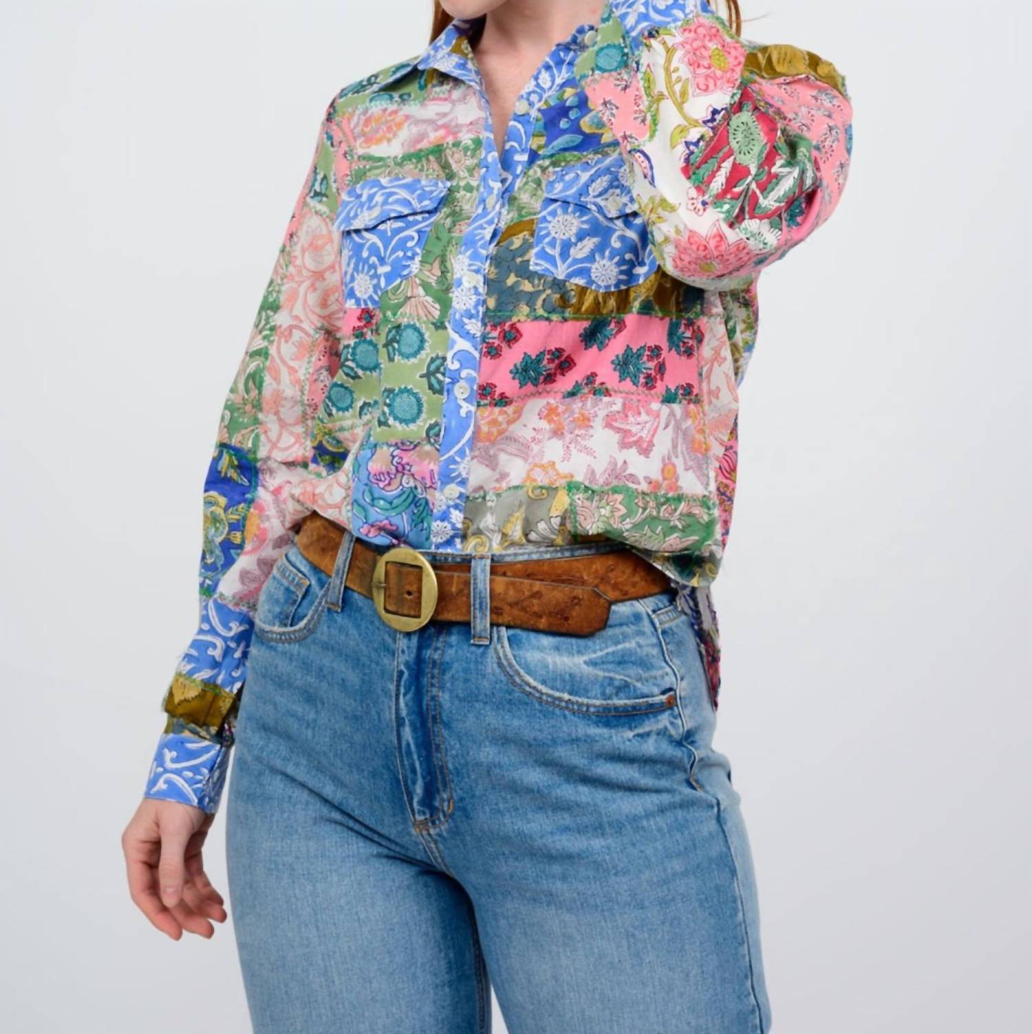 Ivy Jane - Patchwork Camp Shirt