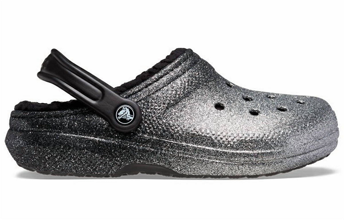 Crocs - Unisex Classic Glitter Lined Clog
