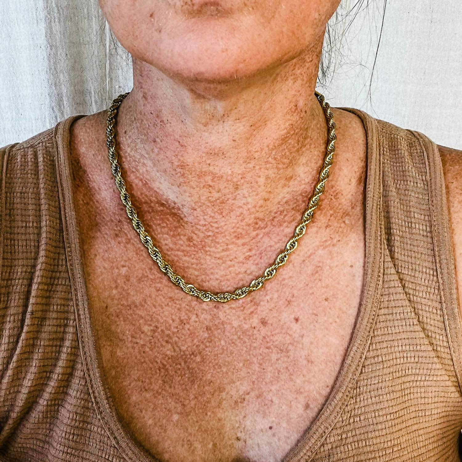Kristalize Jewelry - Talia Chunky Rope Chain Necklace