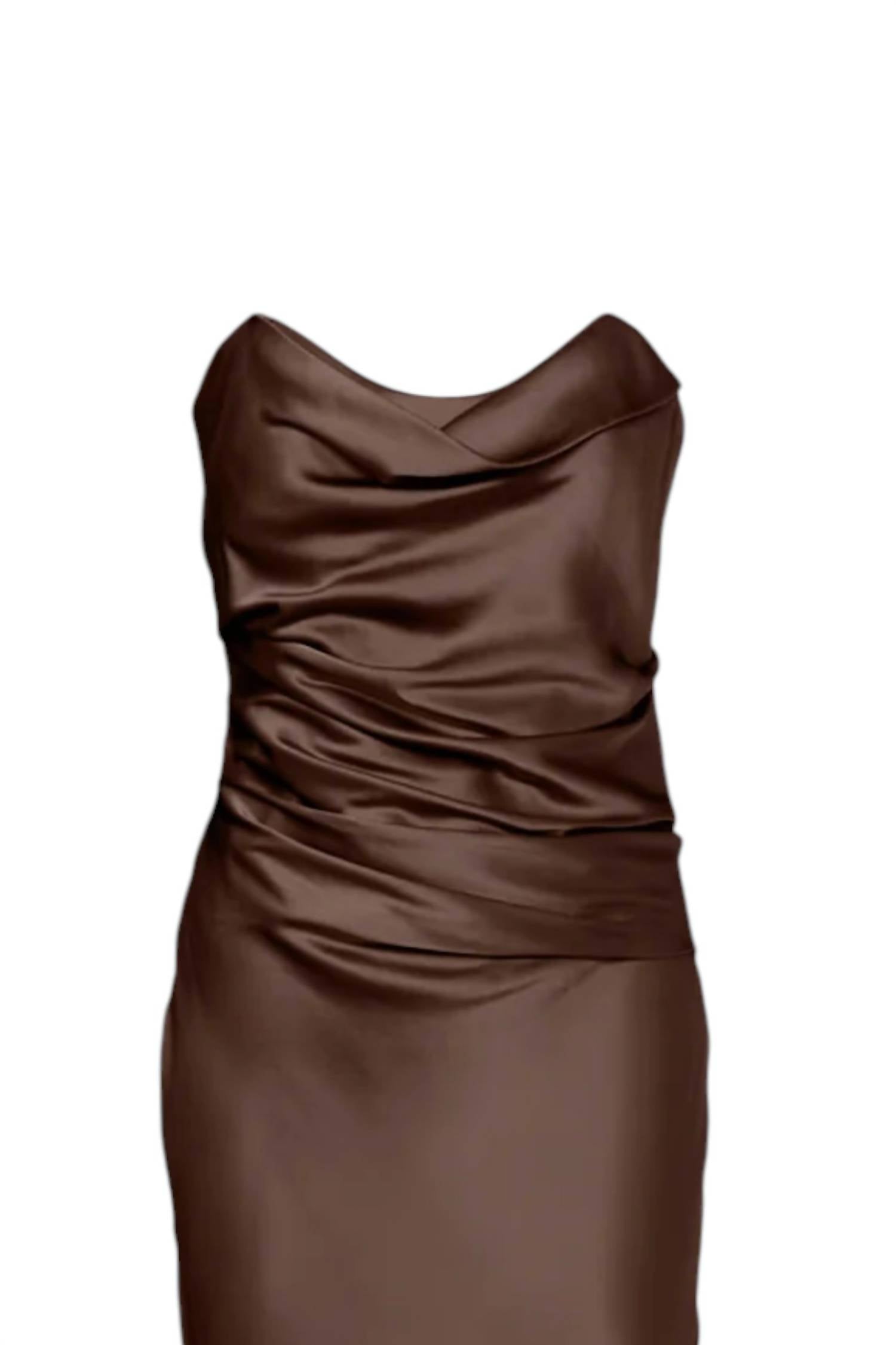 The Sei - Women's Cowl Bustier Gown