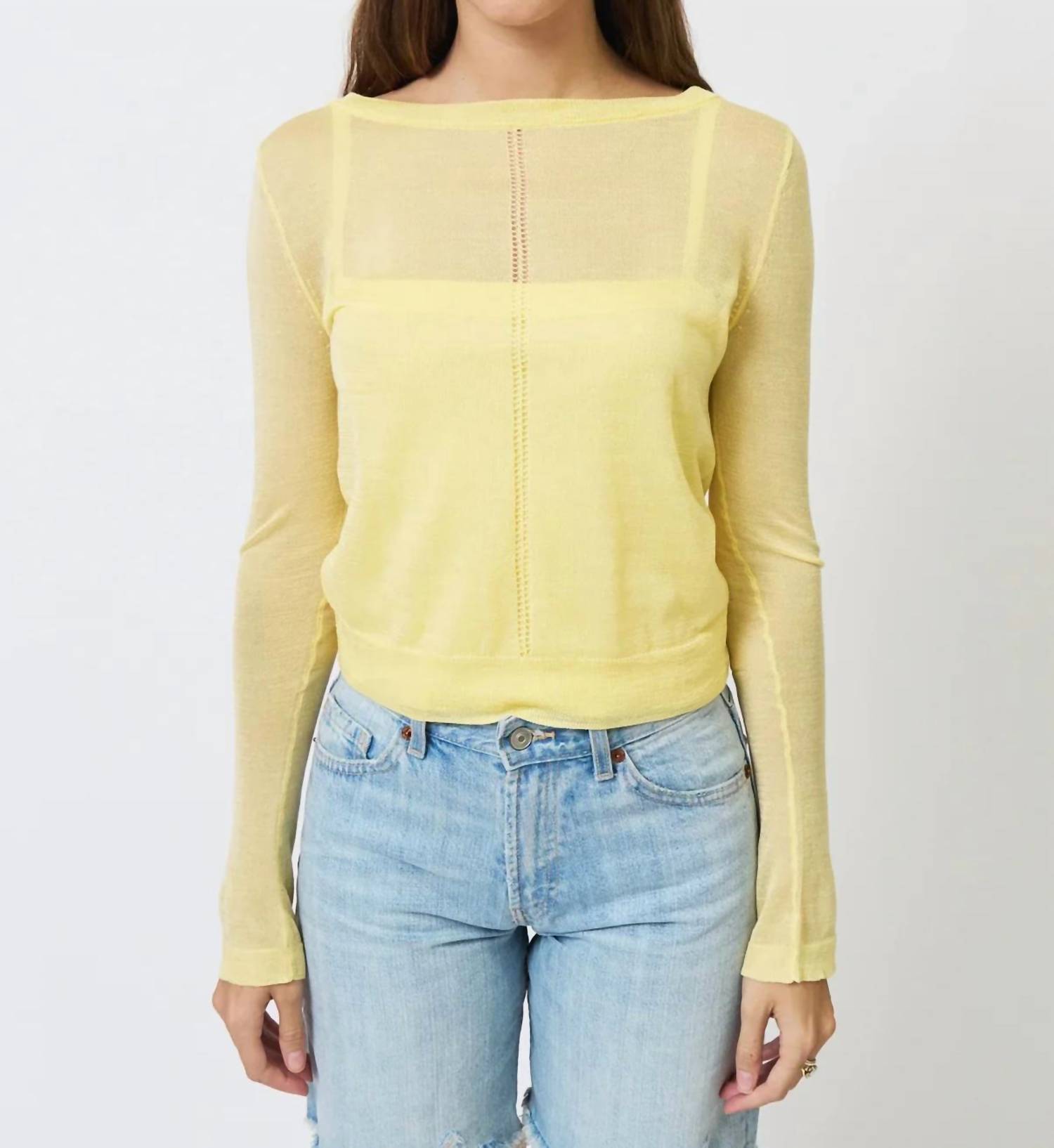 Central Park West - Brooklyn Double Layer Knit Top