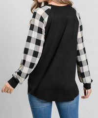 Heimish Usa - Buffalo Plaid Sequin Tree Top