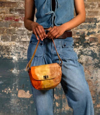 Bedstu - Elect Full Grain Crossbody Bag