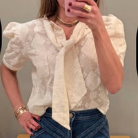 Alix Of Bohemia - Chance Tetris Lace Top