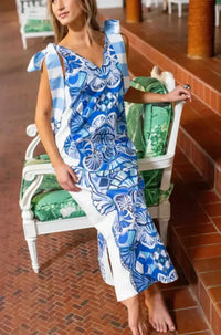 House Of Mbr - Beaufort Long Midi Dress