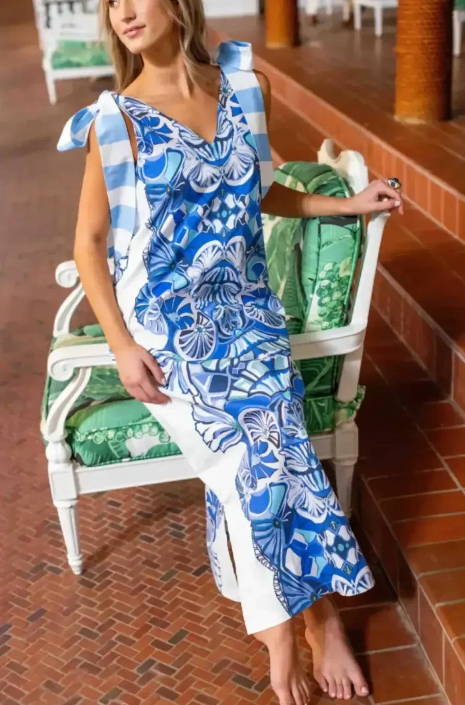 House Of Mbr - Beaufort Long Midi Dress