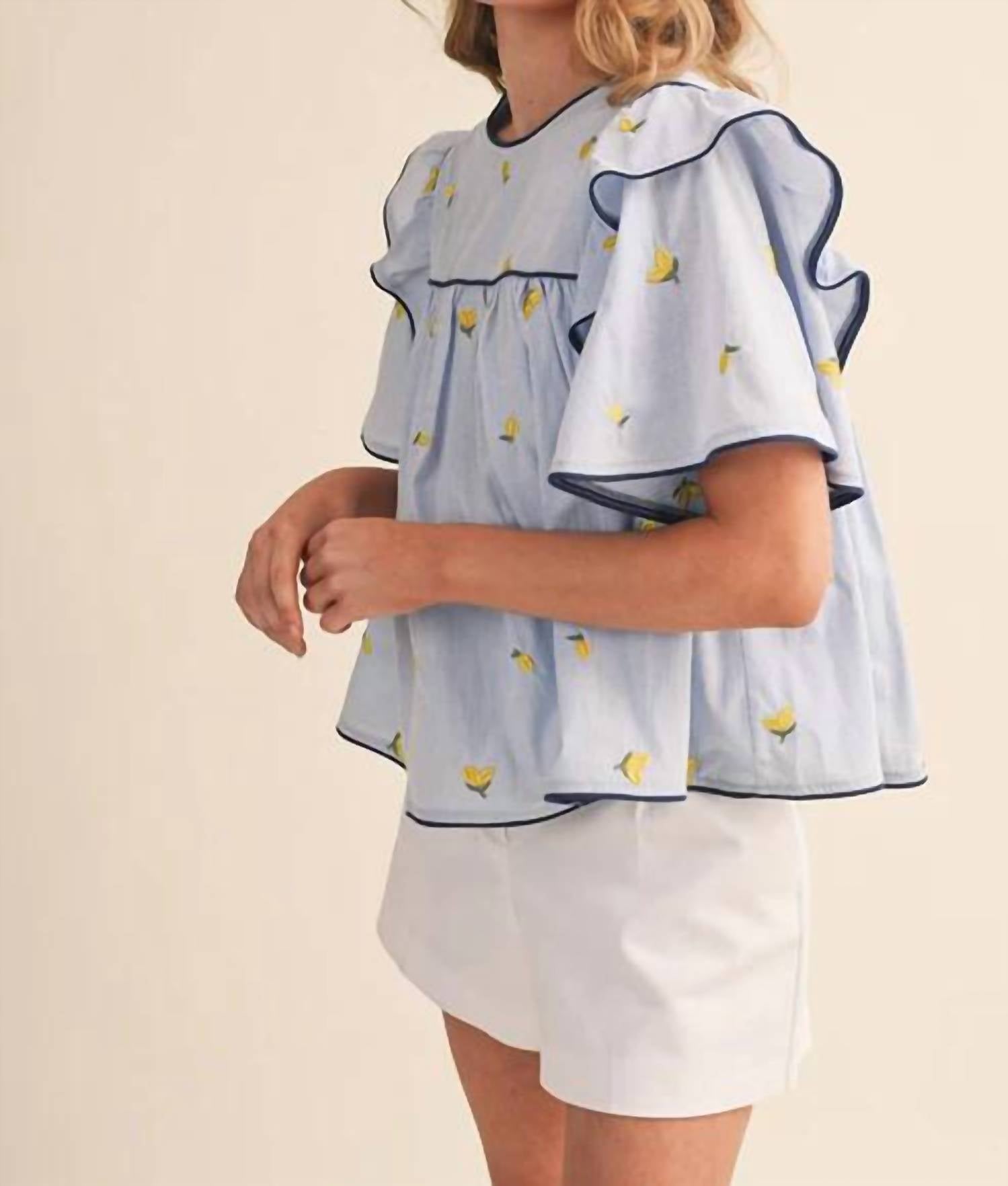 &Merci - Springtime Lemonade Top