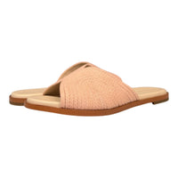 COLE HAAN Women's Ansley Leather Slides in blush jute - women's sandal - view 6