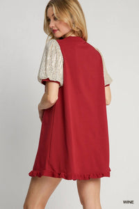 Umgee - Sequin Game Day Mini Dress