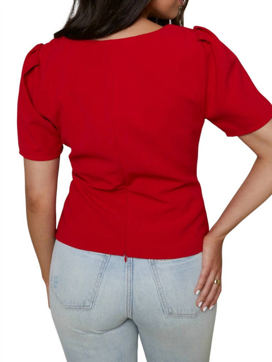 Astr - Aida Tie-front Top