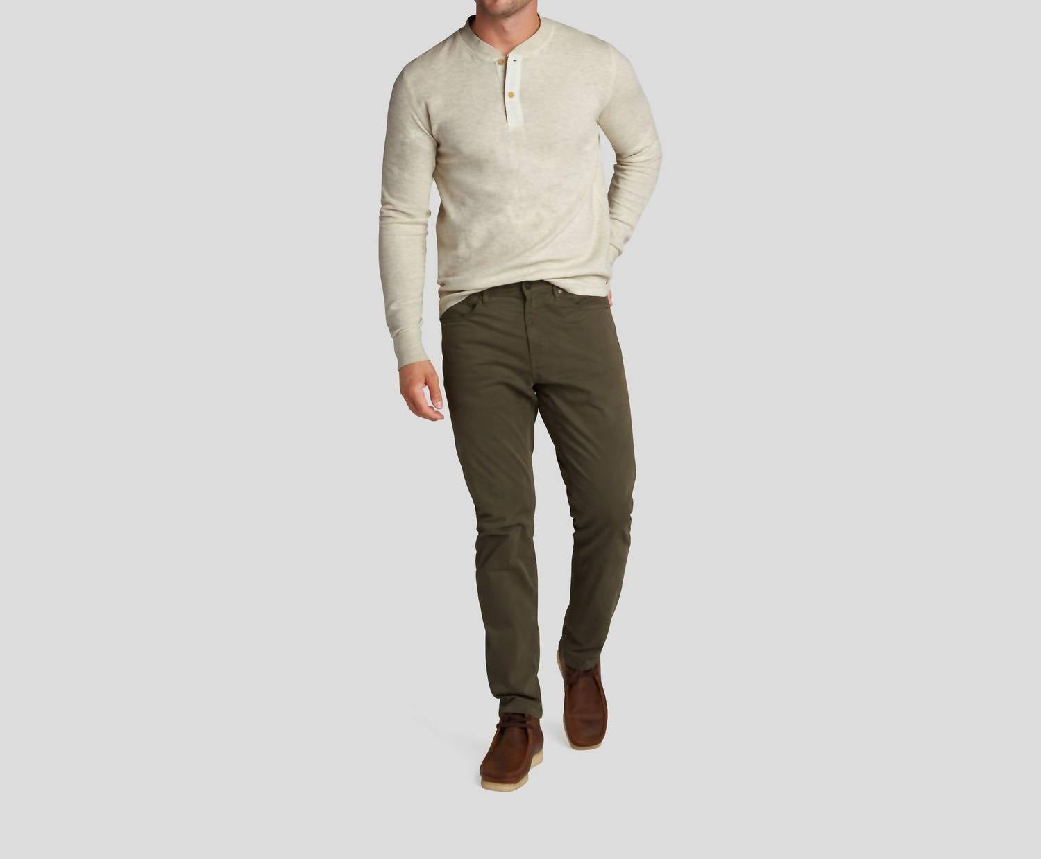 Grayers - Windsor Double Cloth Henley Top