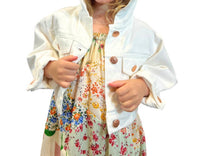 Sara Sara - Hooded Denim Jacket