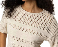 Sanctuary - Openwork Short Sleeve Tee