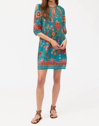 Johnny Was LAVINIA LINED DRESS in dark endora - women's dress - view 4
