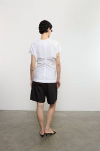 Enza Costa - POPLIN CURVE TOP