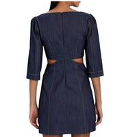 Cinq A Sept - Lani Cut-out Denim Mini Dress