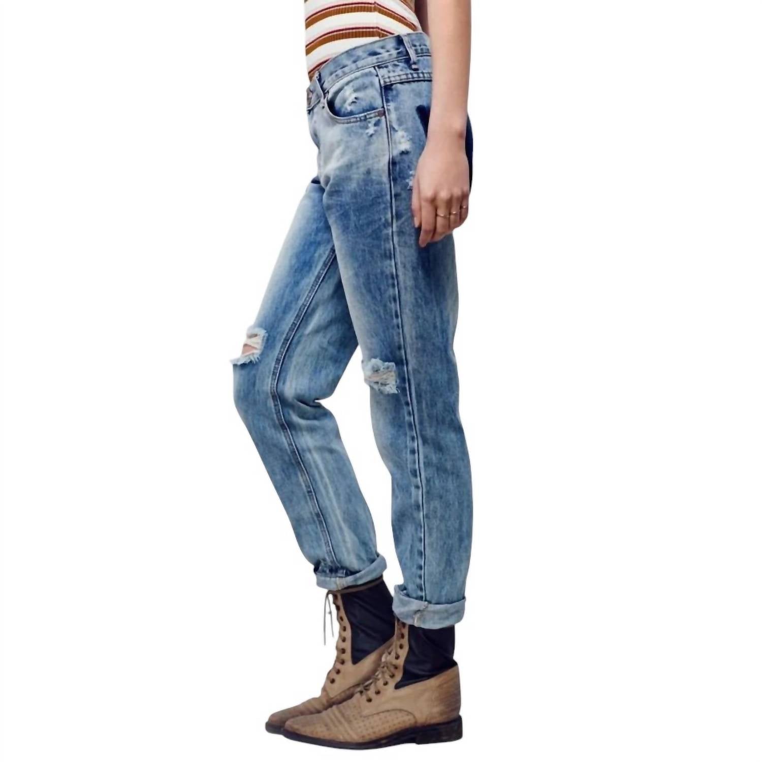 One Teaspoon - Women's Awesome Baggies Distressed Jean