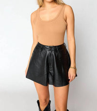 Buddylove - Vegan Leather Shorts
