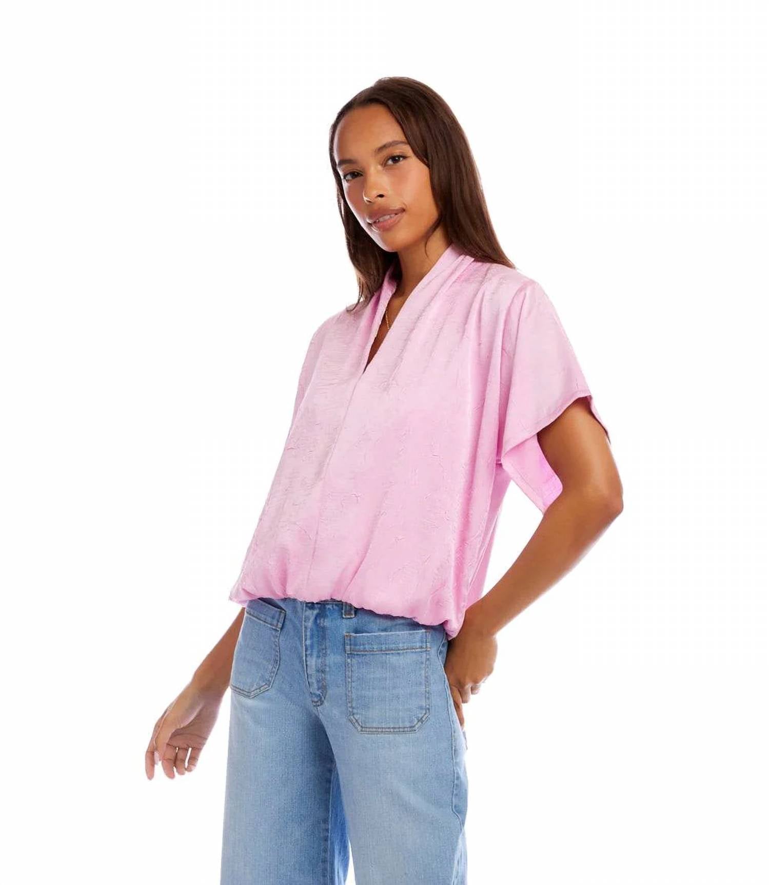 Karen Kane - Short Sleeve V-Neck Top