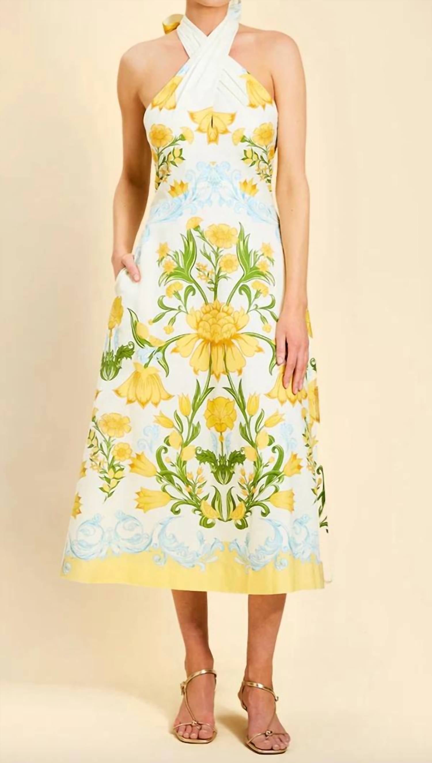 Mestiza New York - Copacabana Halter Midi Dress