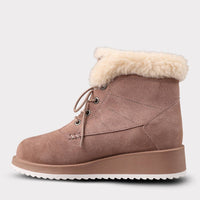Lamo - Women's Lace-up Suede Demi Boots