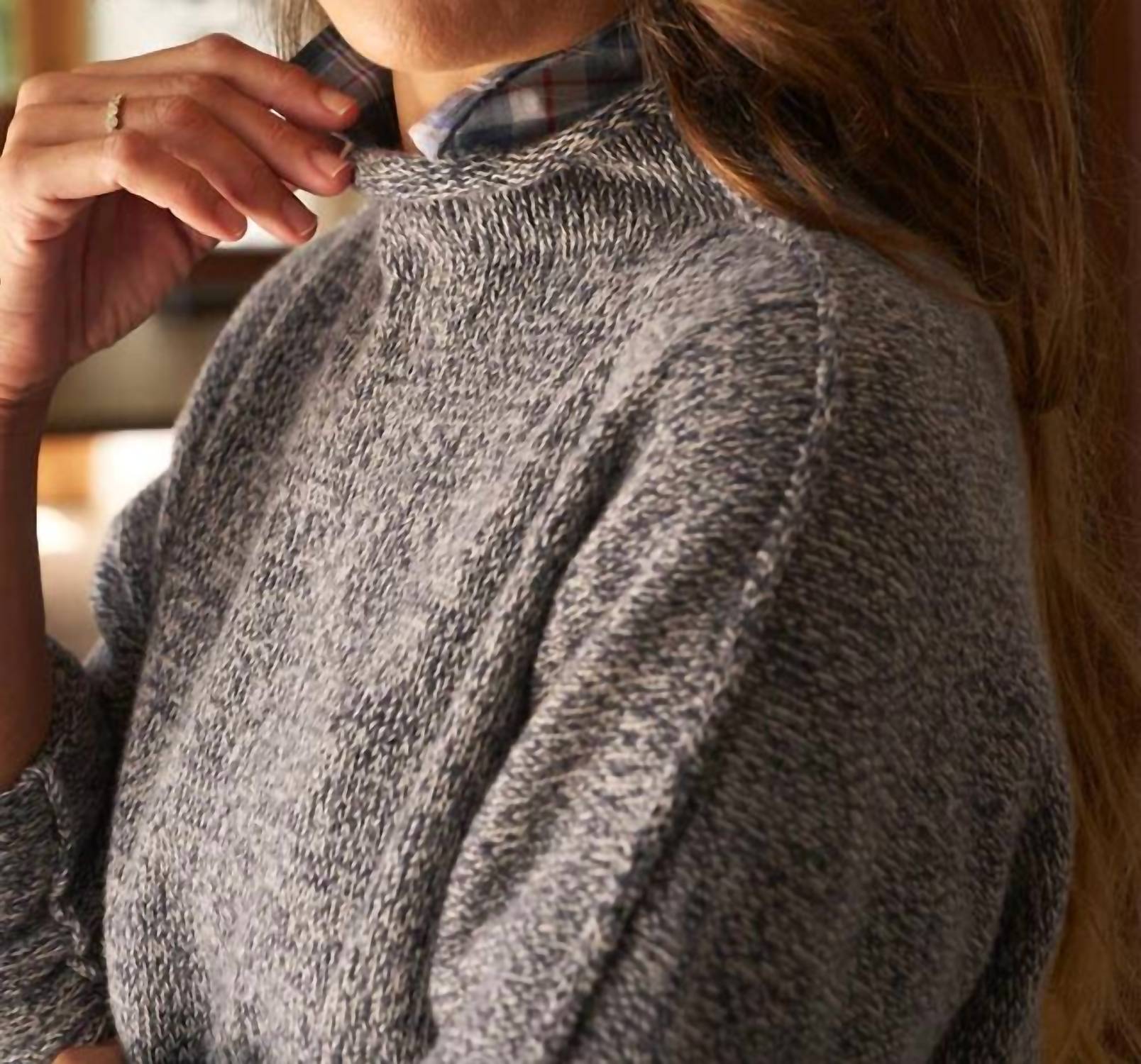 Frank & Eileen - Monterey Rolled Funnel Neck Sweater