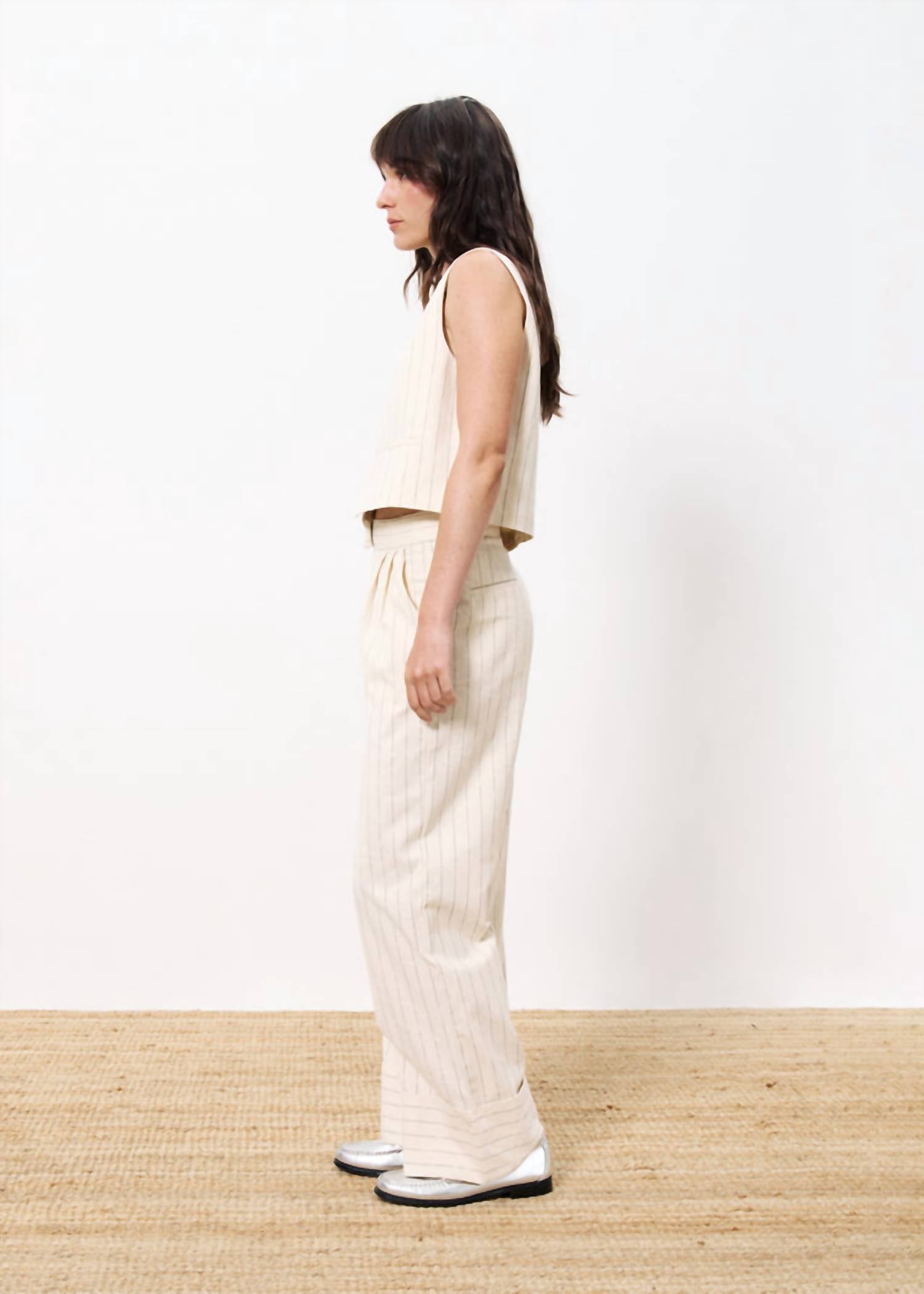 Frnch - Pia Pinstripe Pants