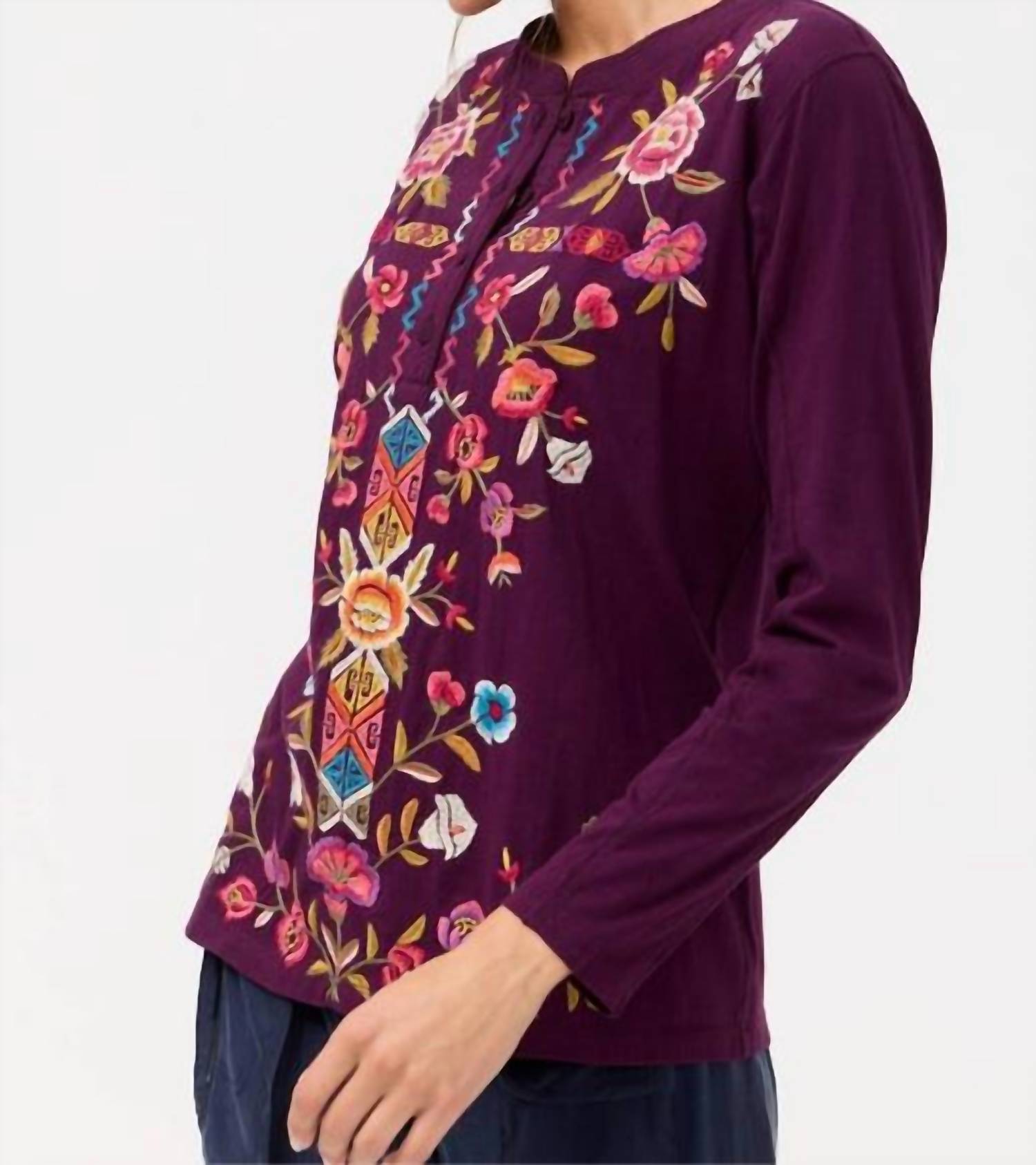Johnny Was - RAW SEAM HENLEY ANAYA BUTTON-DOWN