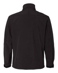 Weatherproof Men's Soft Shell Jacket in black - men's jacket - detail view