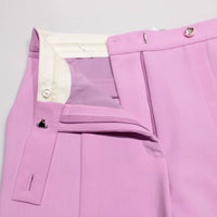 Lela Rose - Women's Jewel Button Wide Leg Pant