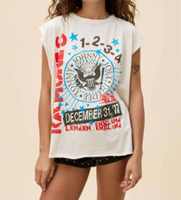 Daydreamer - Ramones 77 Show Poster Muscle Tank Top