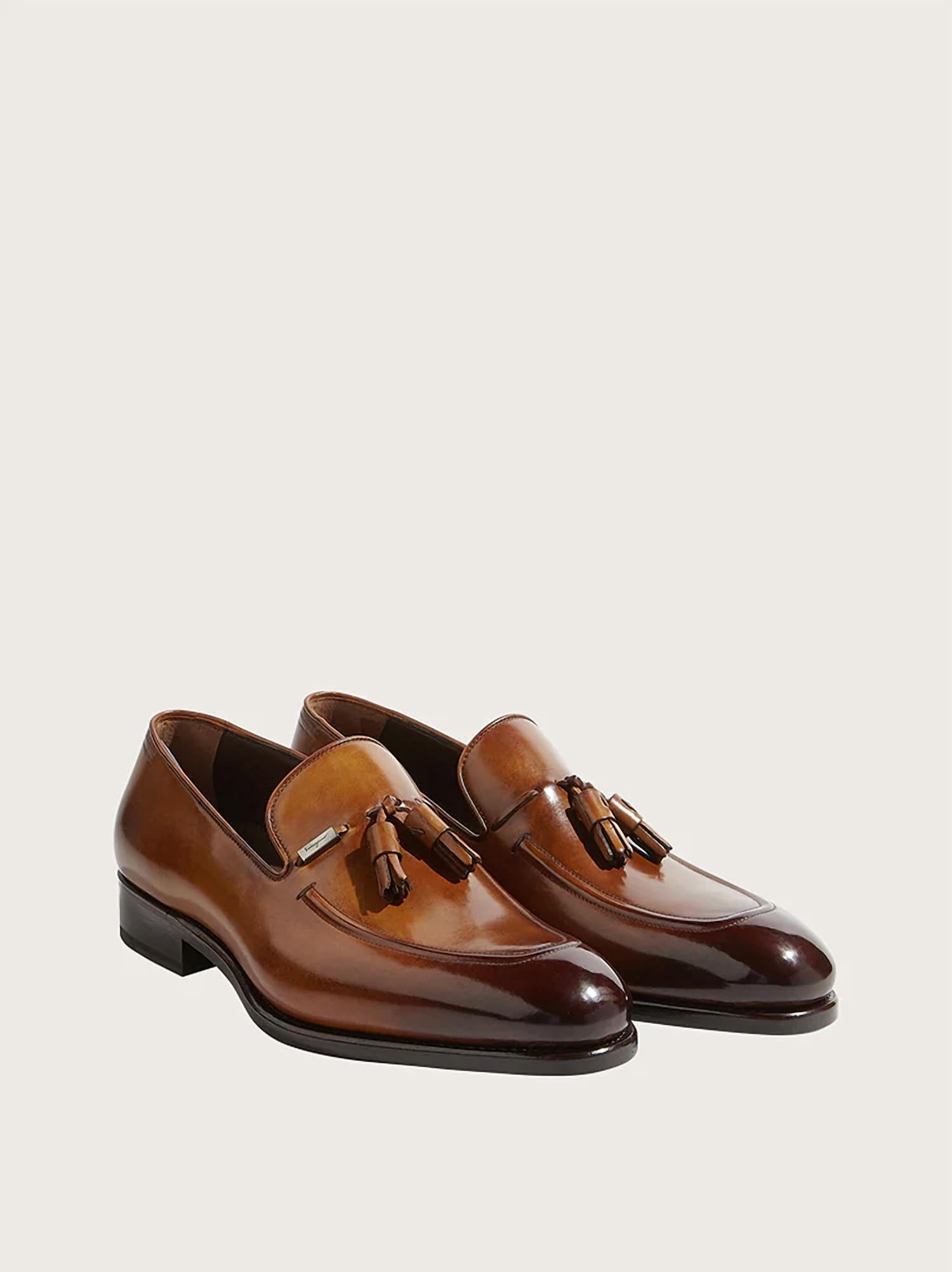 Salvatore Ferragamo - Men's Leather Tassels Moccassin