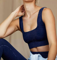 Free People - Good Karma Square Neck Top