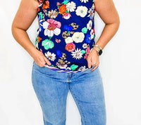 CHARLIE B Reversible Cami Top in gardenia - women's shirt