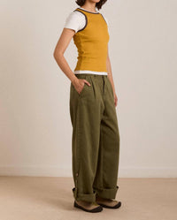 Damson Madder - Wylie Turn Up Jeans