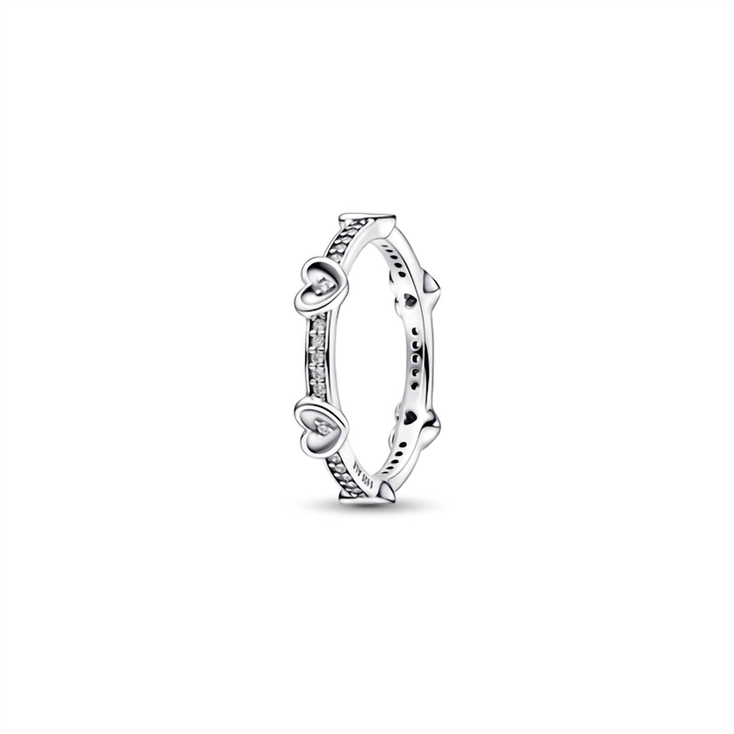Pandora - Radiant Sparkling Heart Ring