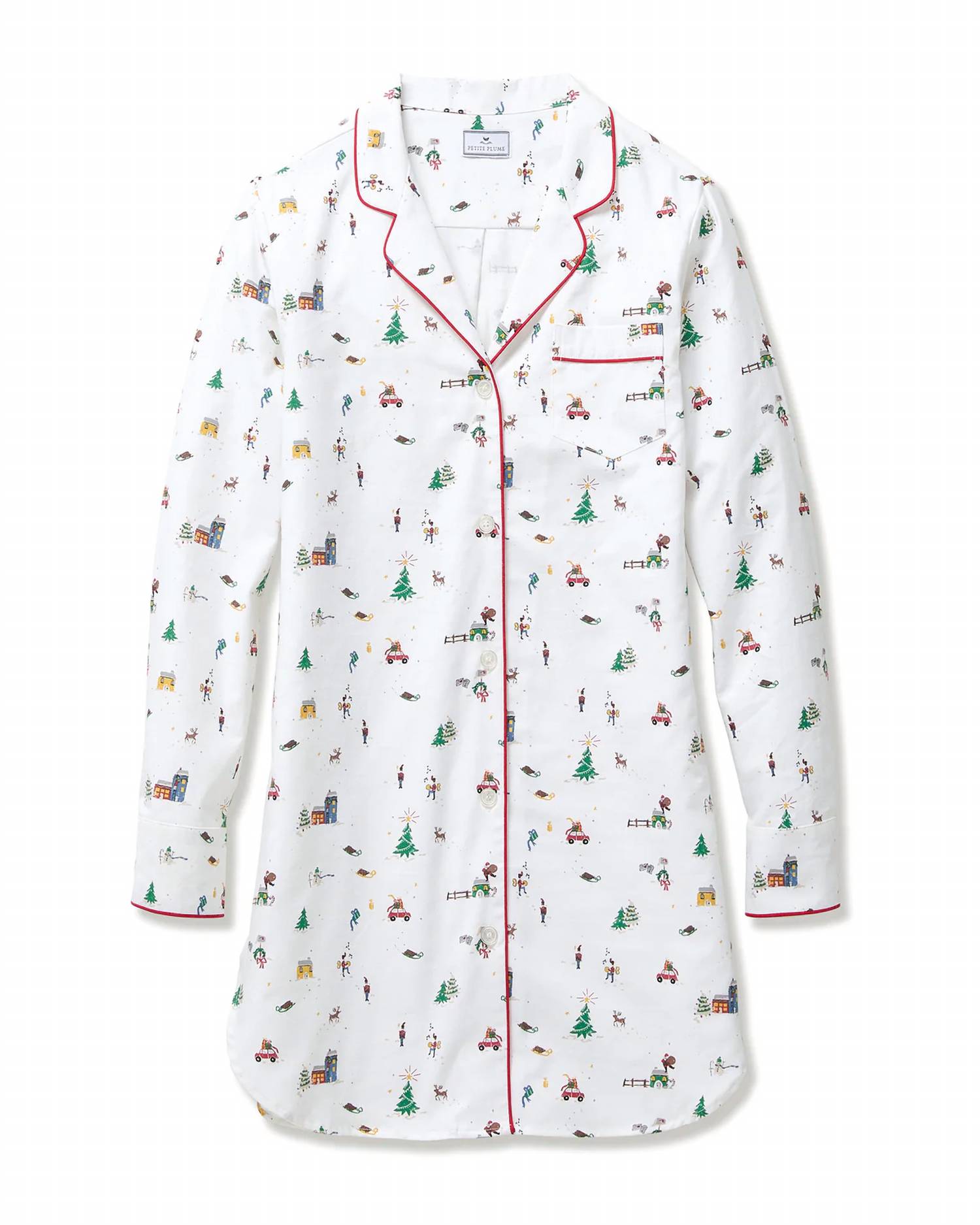 Petite Plume - Women's Nightshirt in Holiday Town